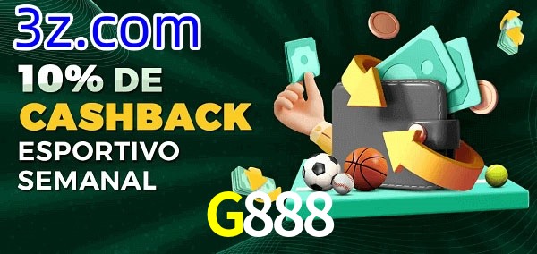 10% de bônus de cashback na G888